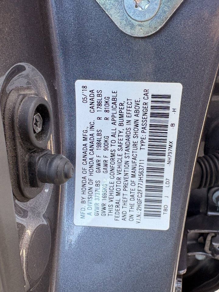 Used 2018 Honda Civic EX image 34
