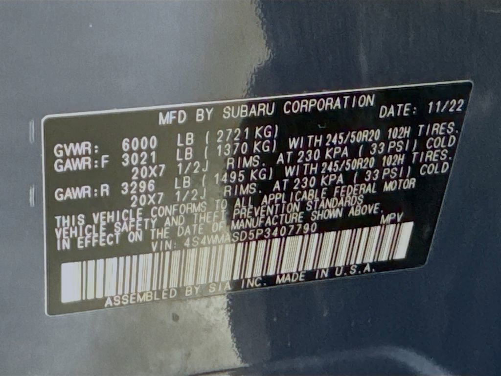 Used 2023 Subaru Ascent Limited image 40