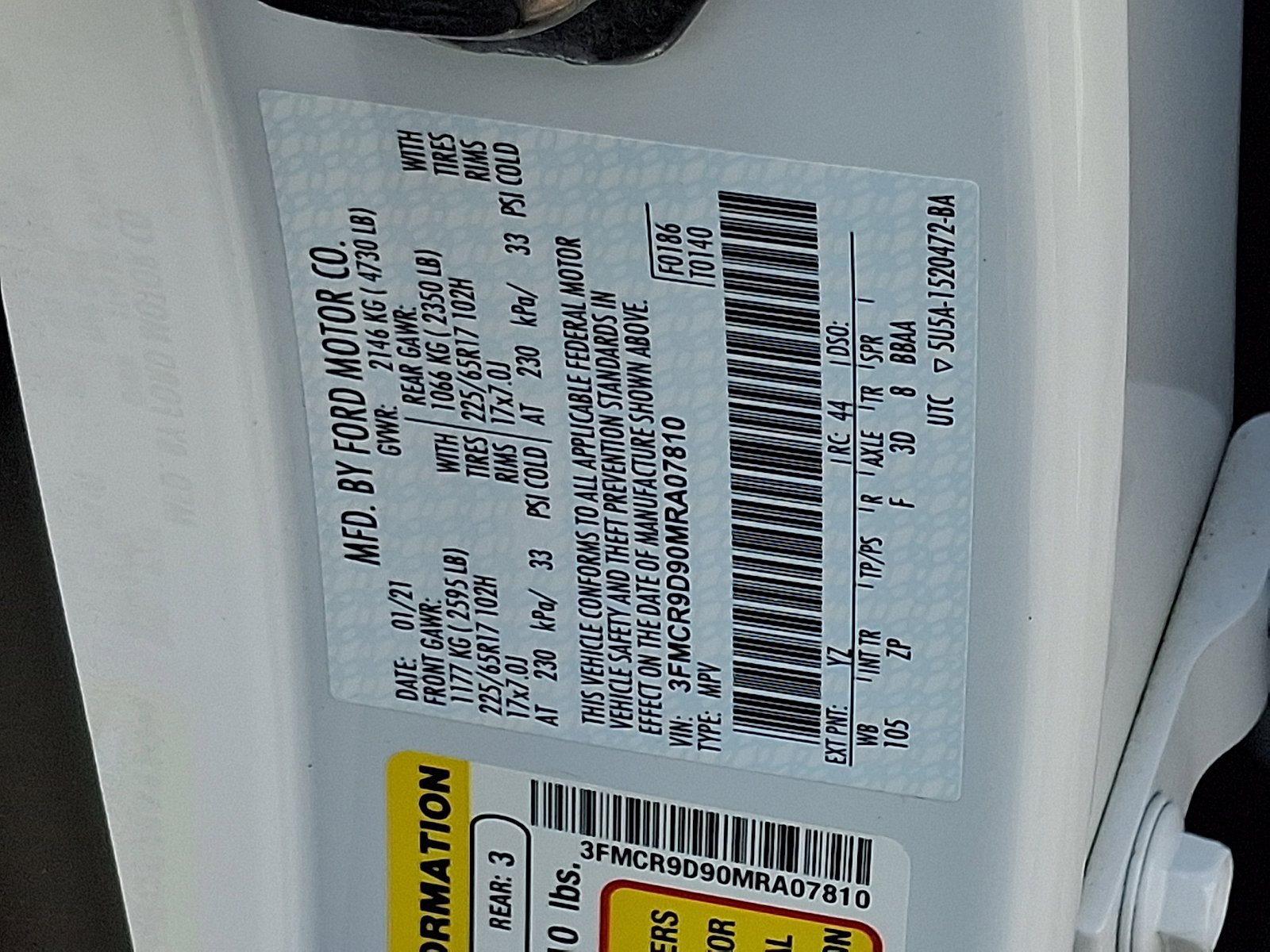 Used 2021 Ford Bronco Sport Badlands w/ Badlands Package AWD/4WD image 28