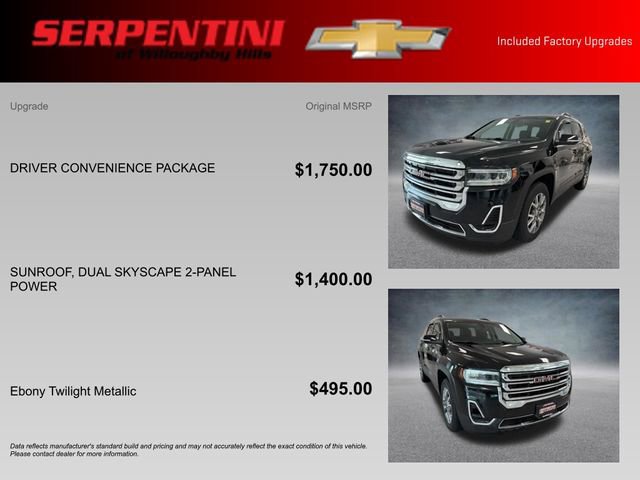 Used 2020 GMC Acadia SLE w/ Driver Convenience Package AWD/4WD image 4