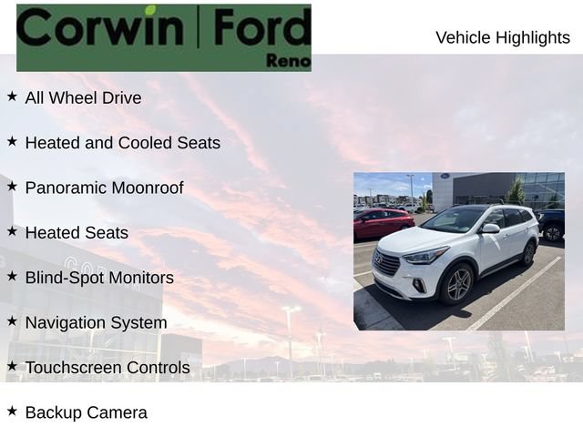 Used 2017 Hyundai Santa Fe Limited AWD/4WD image 8