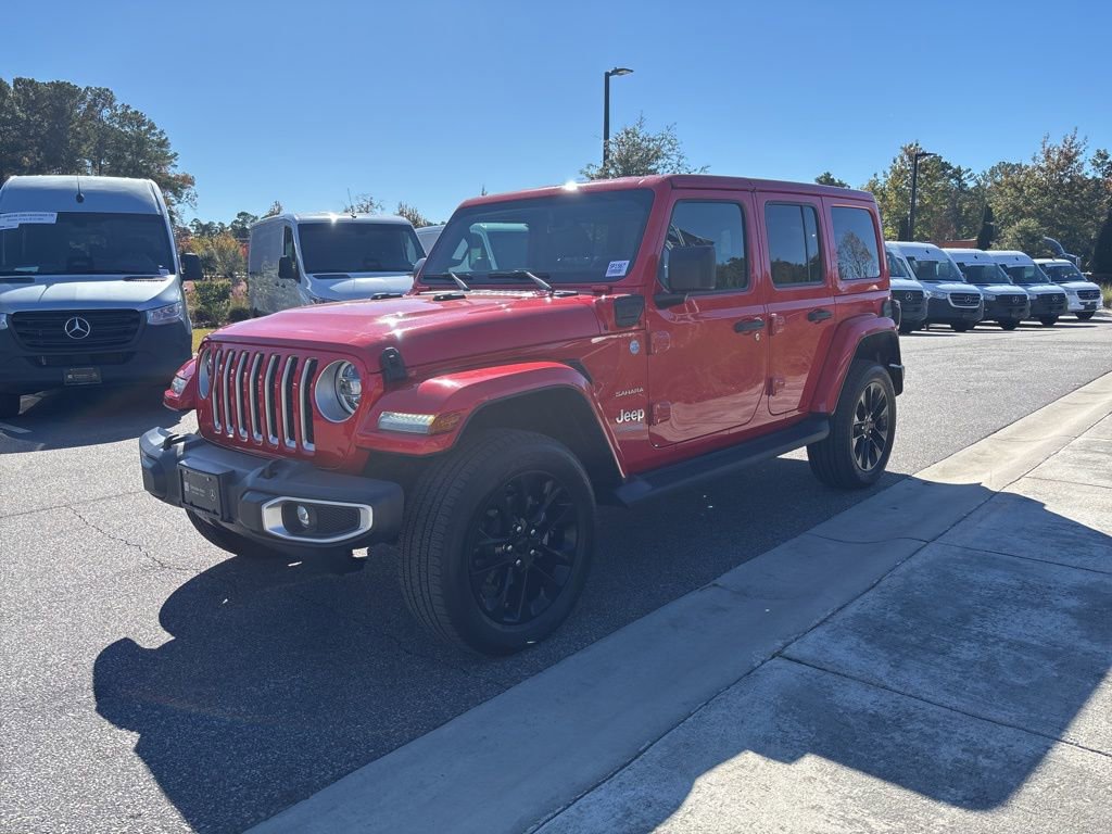 Used 2021 Jeep Wrangler Unlimited Sahara w/ Cold Weather Group AWD/4WD image 2