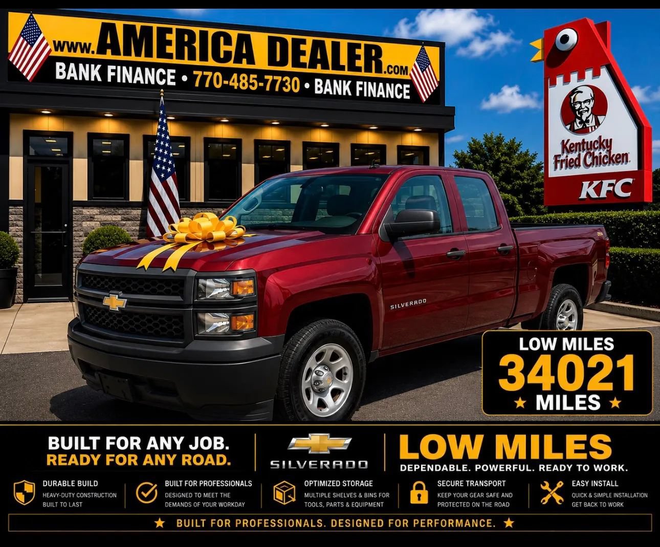 Used 2015 Chevrolet Silverado 1500 W/T RWD image 3