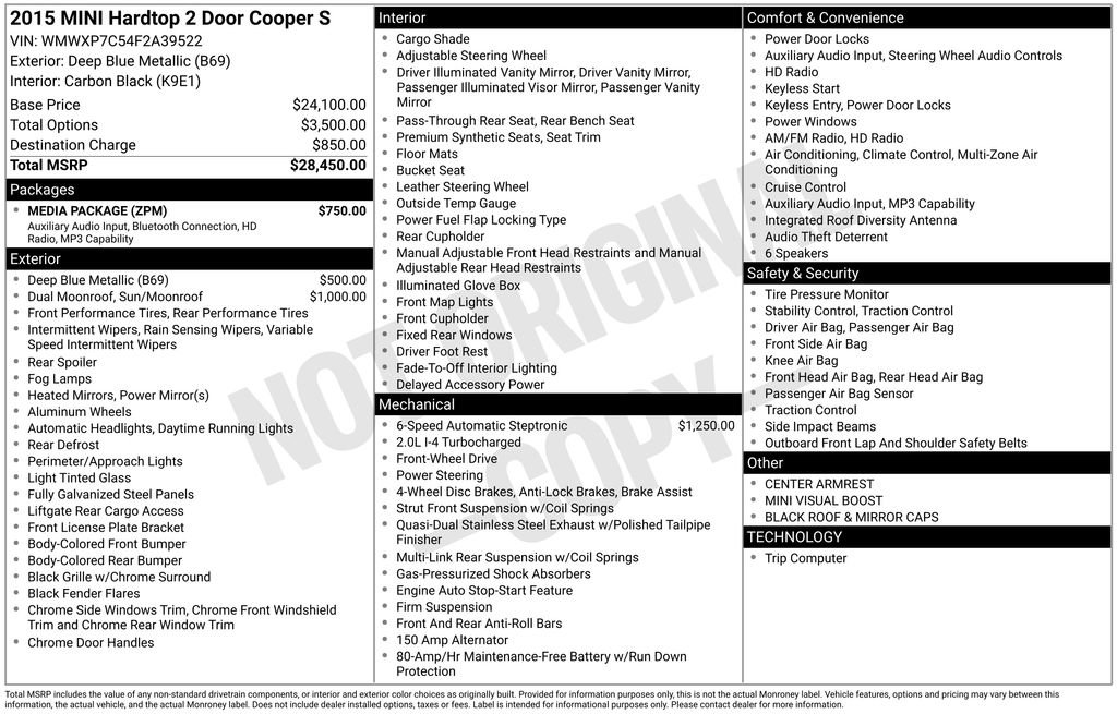 Used 2015 MINI Cooper S image 2