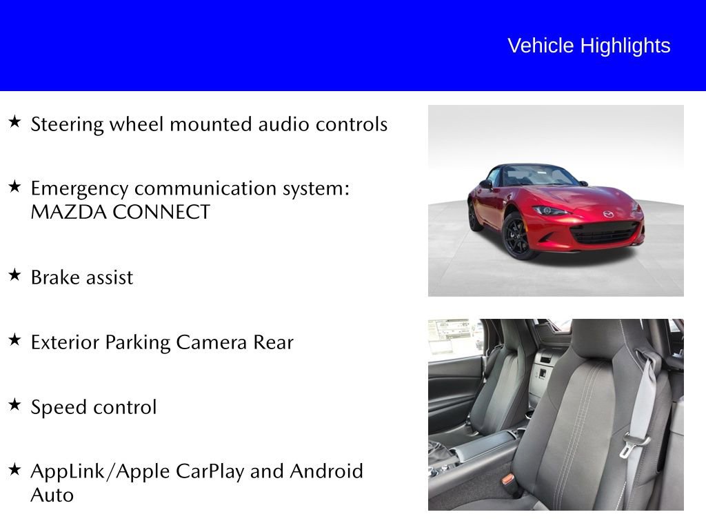 New 2025 MAZDA MX-5 Miata Sport image 9