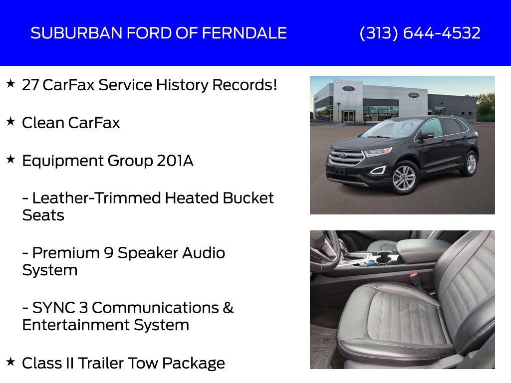 Used 2018 Ford Edge SEL w/ Equipment Group 201A image 4