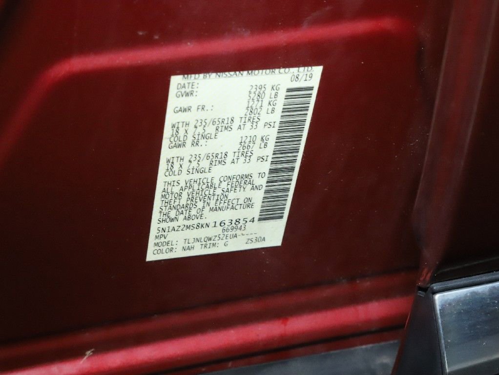 Used 2019 Nissan Murano SV image 20