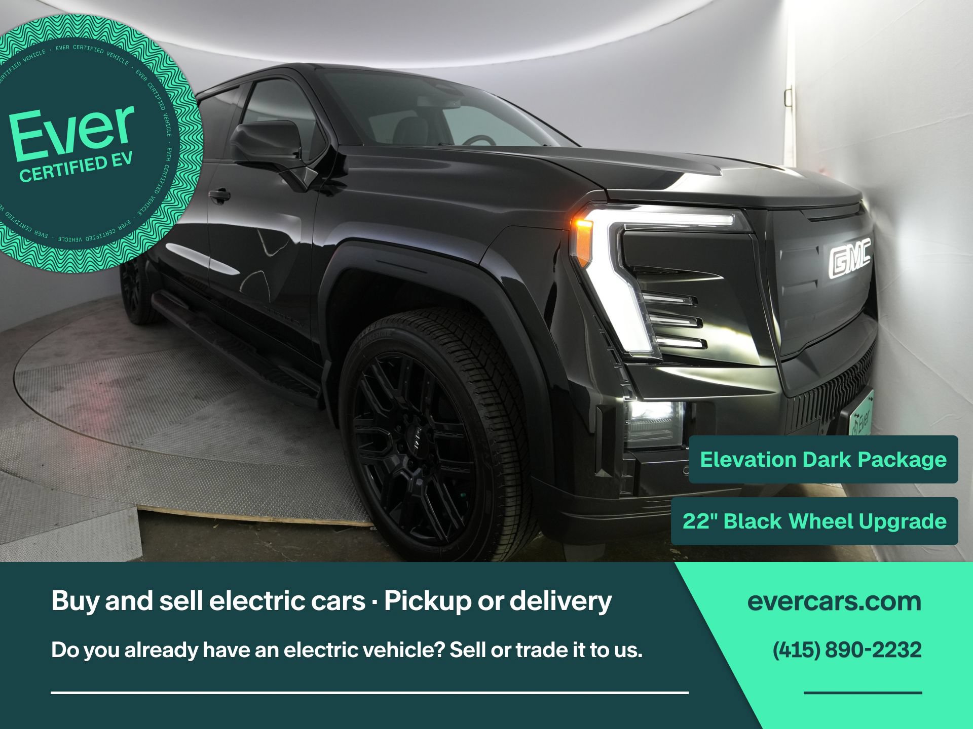 Used 2026 GMC Sierra EV Elevation w/ LPO, Elevation Dark Package AWD/4WD image 1