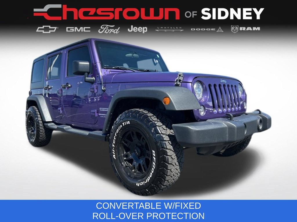 Used 2018 Jeep Wrangler Unlimited Sport w/ Connectivity Group AWD/4WD image 11