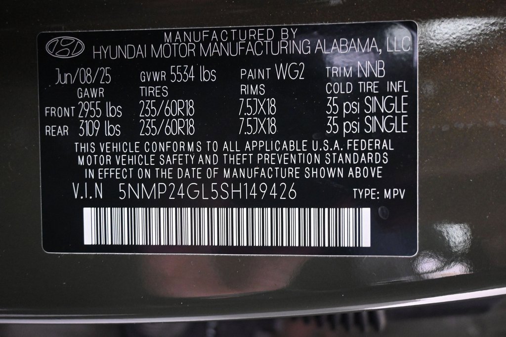 Used 2025 Hyundai Santa Fe SEL w/ Tow & Go Package image 9