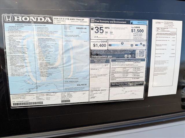New 2026 Honda CR-V TrailSport image 17