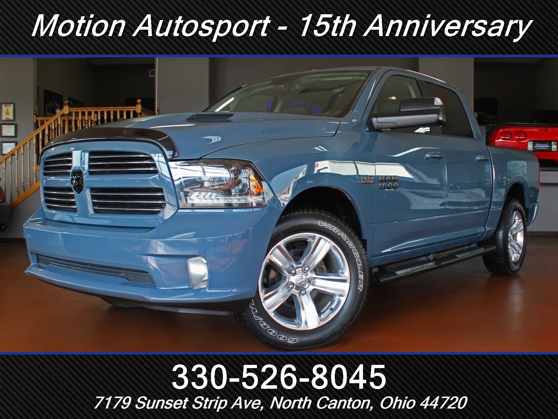 Used 2015 RAM 1500 Sport w/ Ceramic Blue Sport Package AWD/4WD image 1