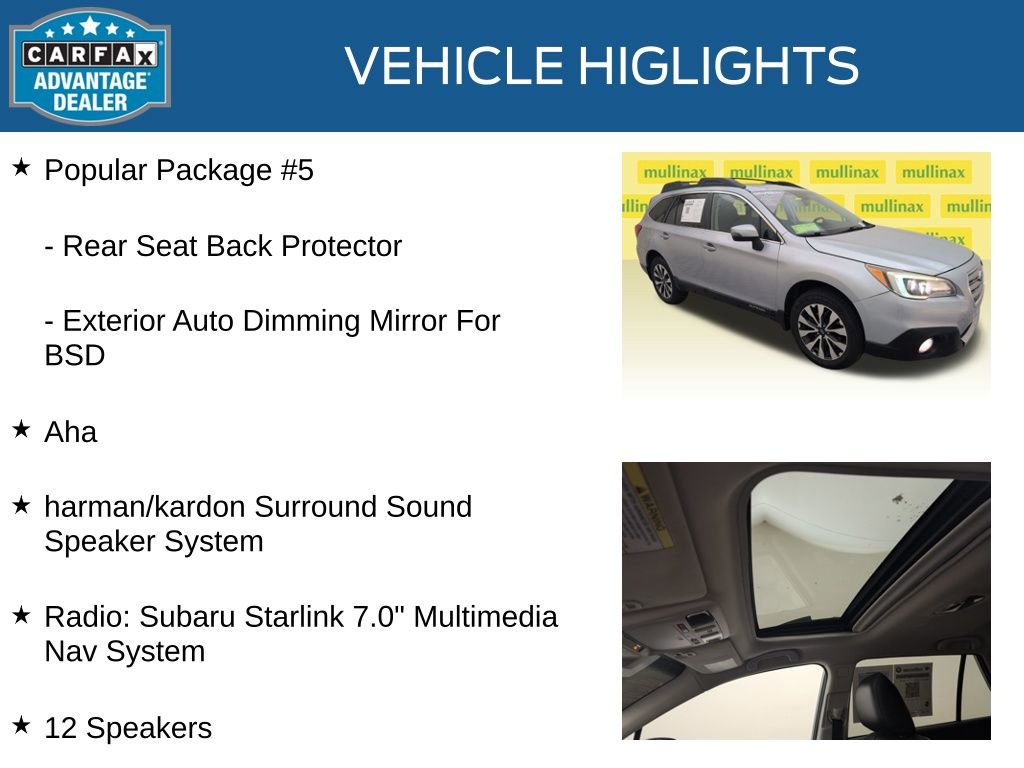 Used 2016 Subaru Outback 2.5i Limited image 35