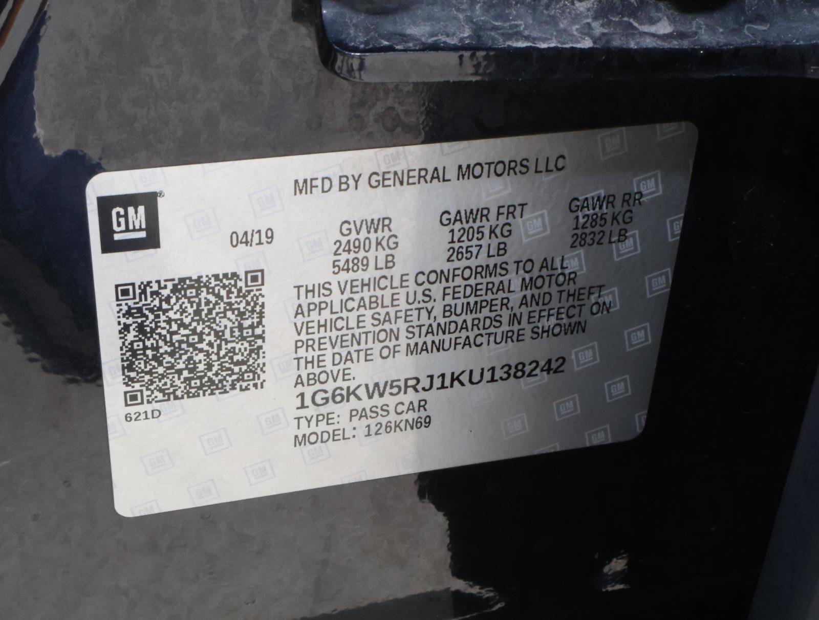 Used 2019 Cadillac CT6 V w/ Driver Assist Package image 27