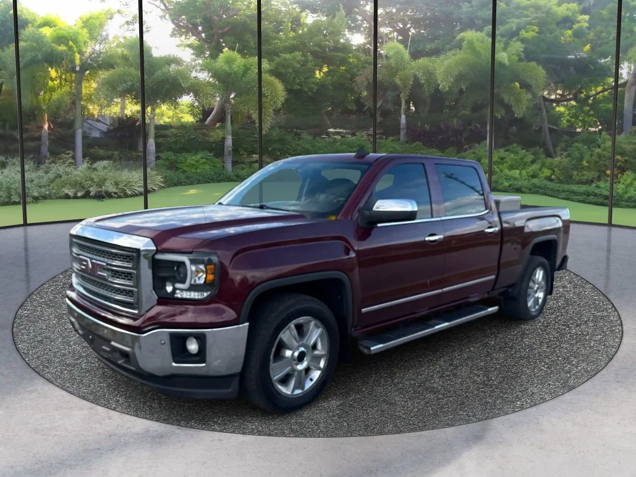 Used 2015 GMC Sierra 1500 SLT w/ SLT Crew Cab Value Package AWD/4WD image 1
