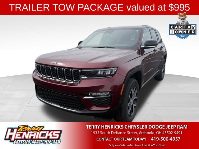 Used 2024 Jeep Grand Cherokee Limited w/ Trailer Tow Package AWD/4WD 360° Tour