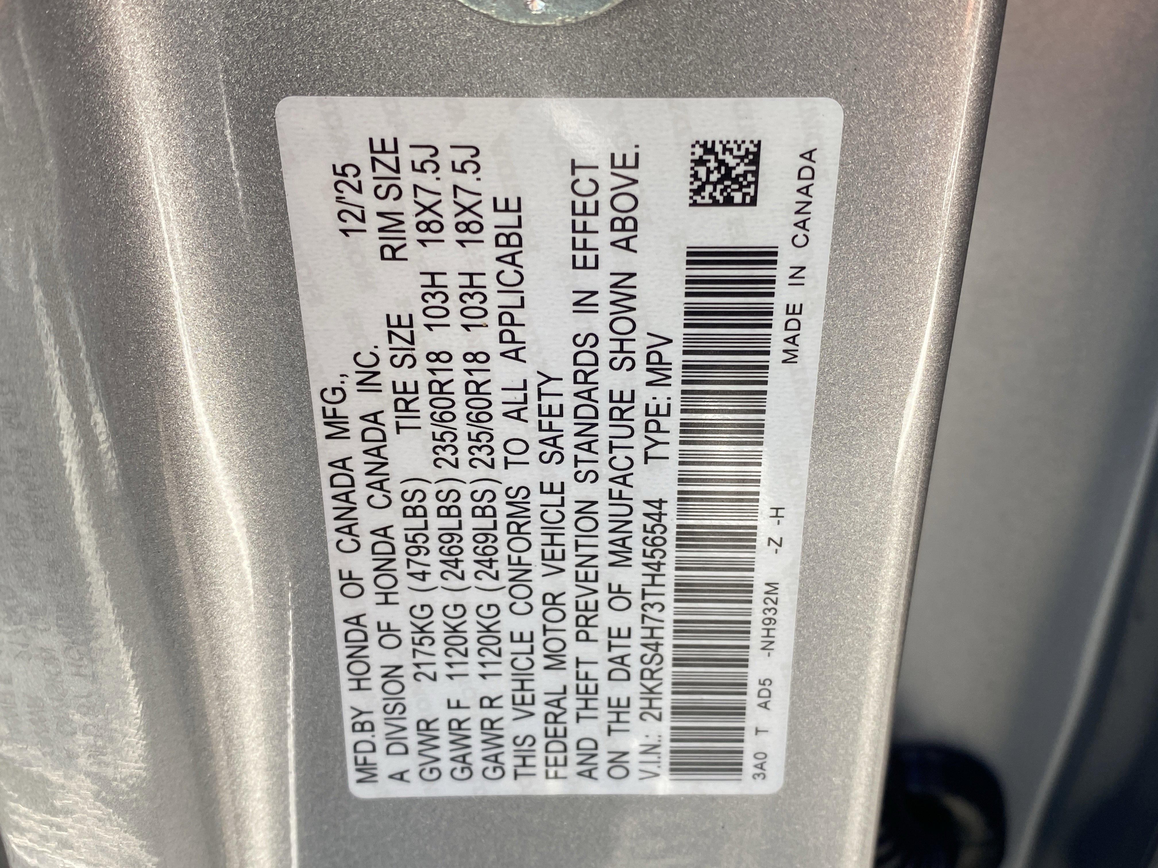 New 2026 Honda CR-V EX-L image 19