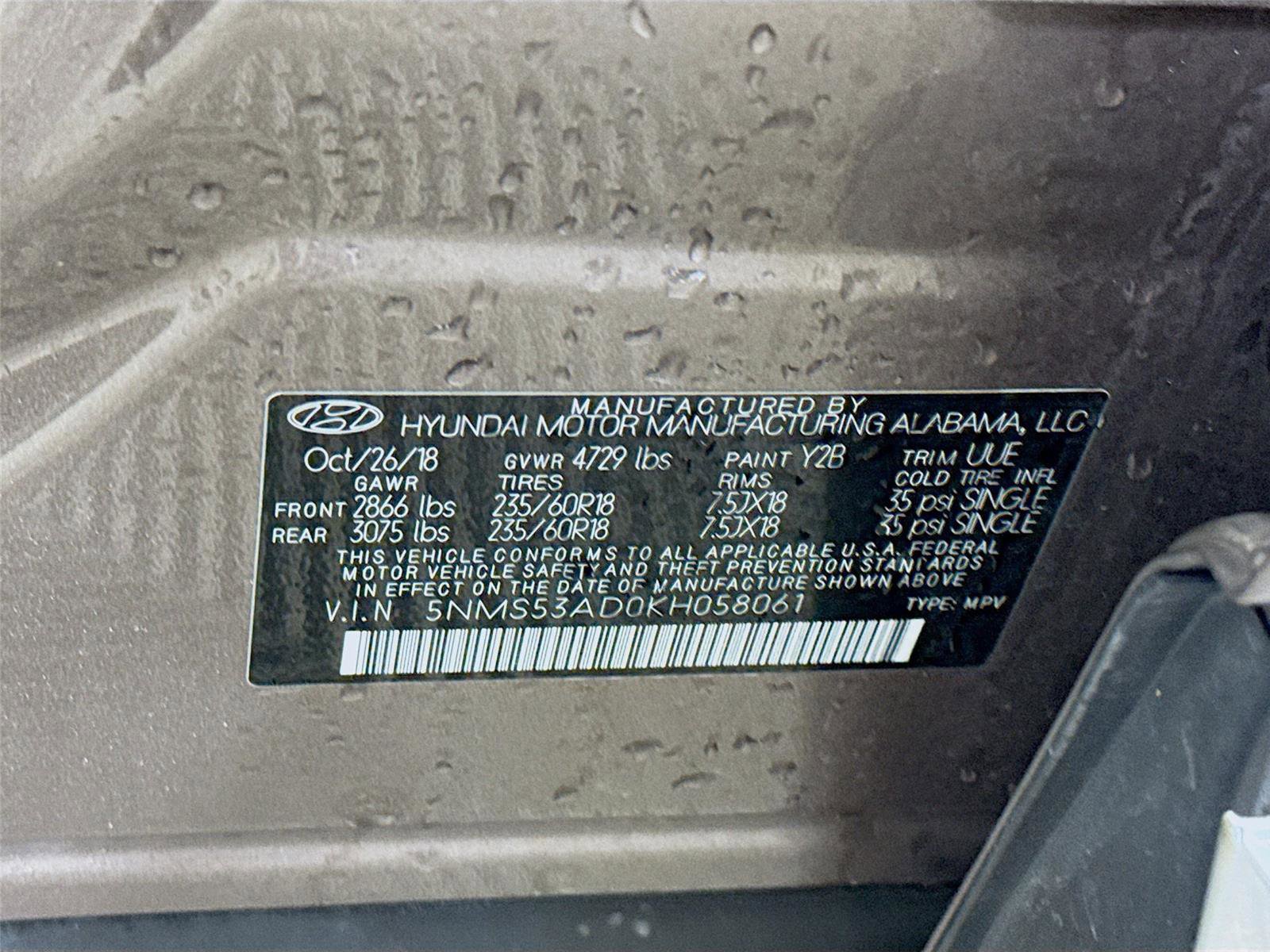 Used 2019 Hyundai Santa Fe Limited image 25