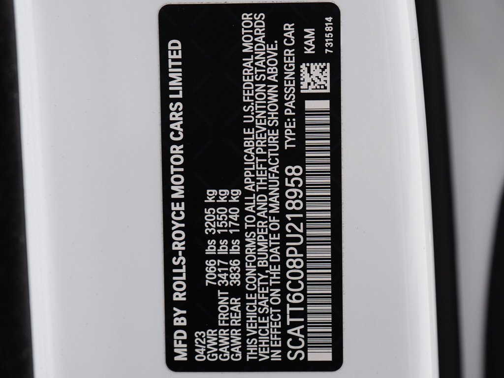 Certified 2023 Rolls-Royce Phantom Sedan image 61