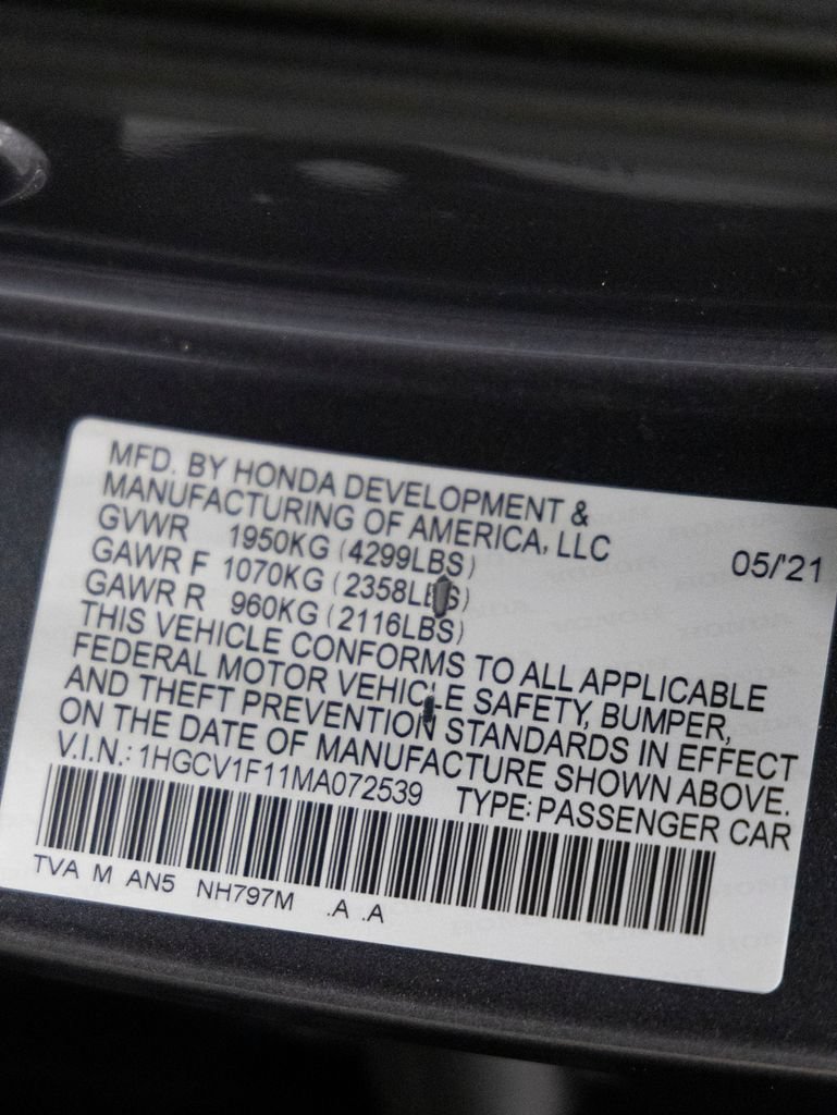 Used 2021 Honda Accord LX image 34