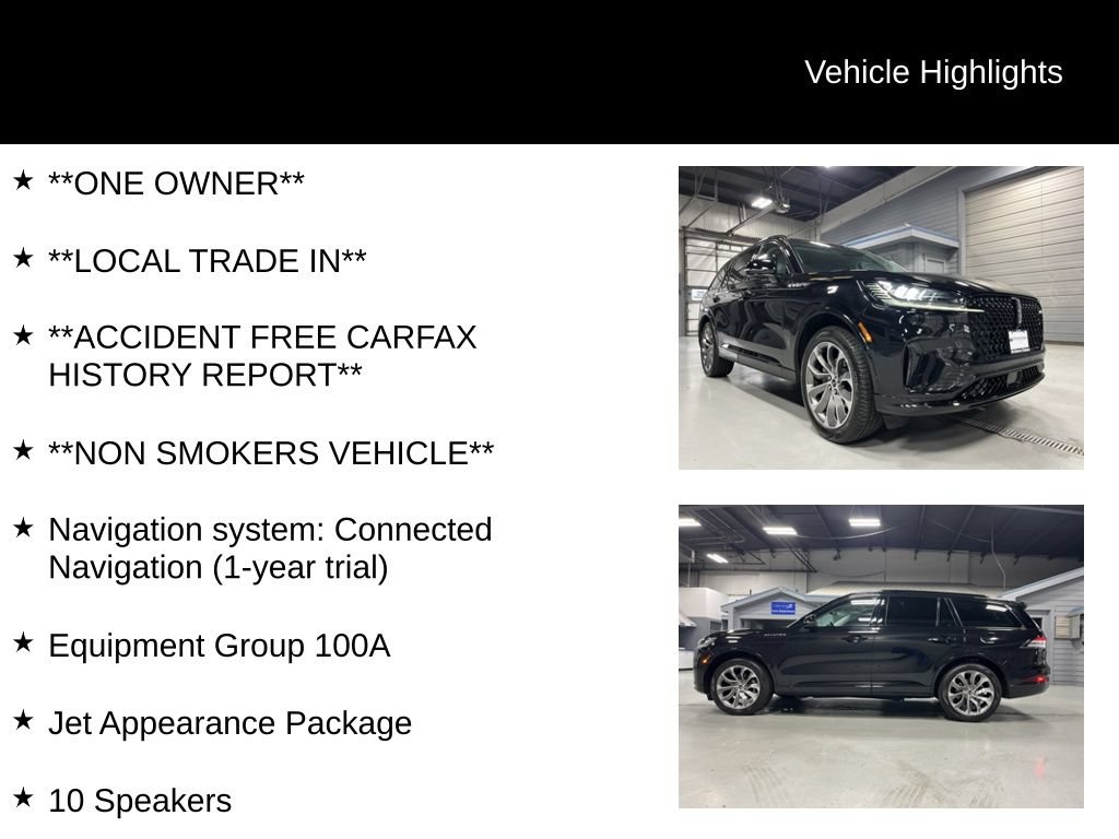 Used 2025 Lincoln Aviator AWD w/ Jet Appearance Package image 12