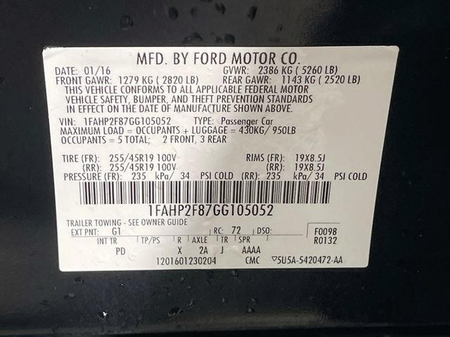 Used 2016 Ford Taurus Limited FWD image 32