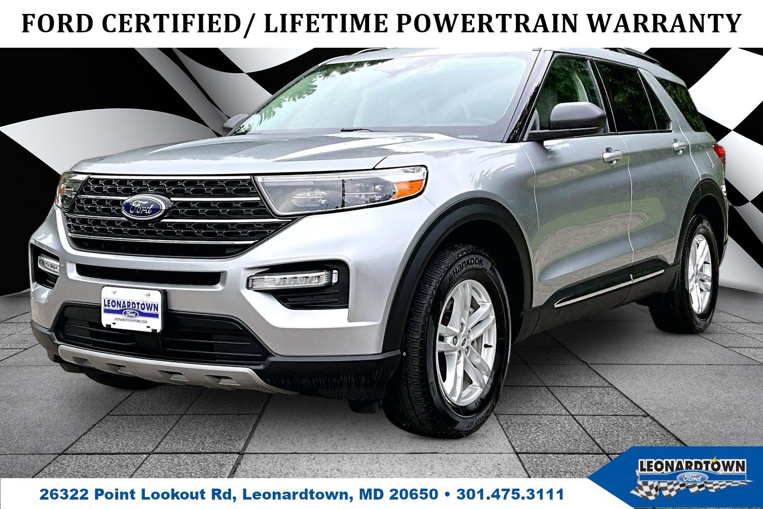 Certified 2023 Ford Explorer XLT w/ Equipment Group 202A