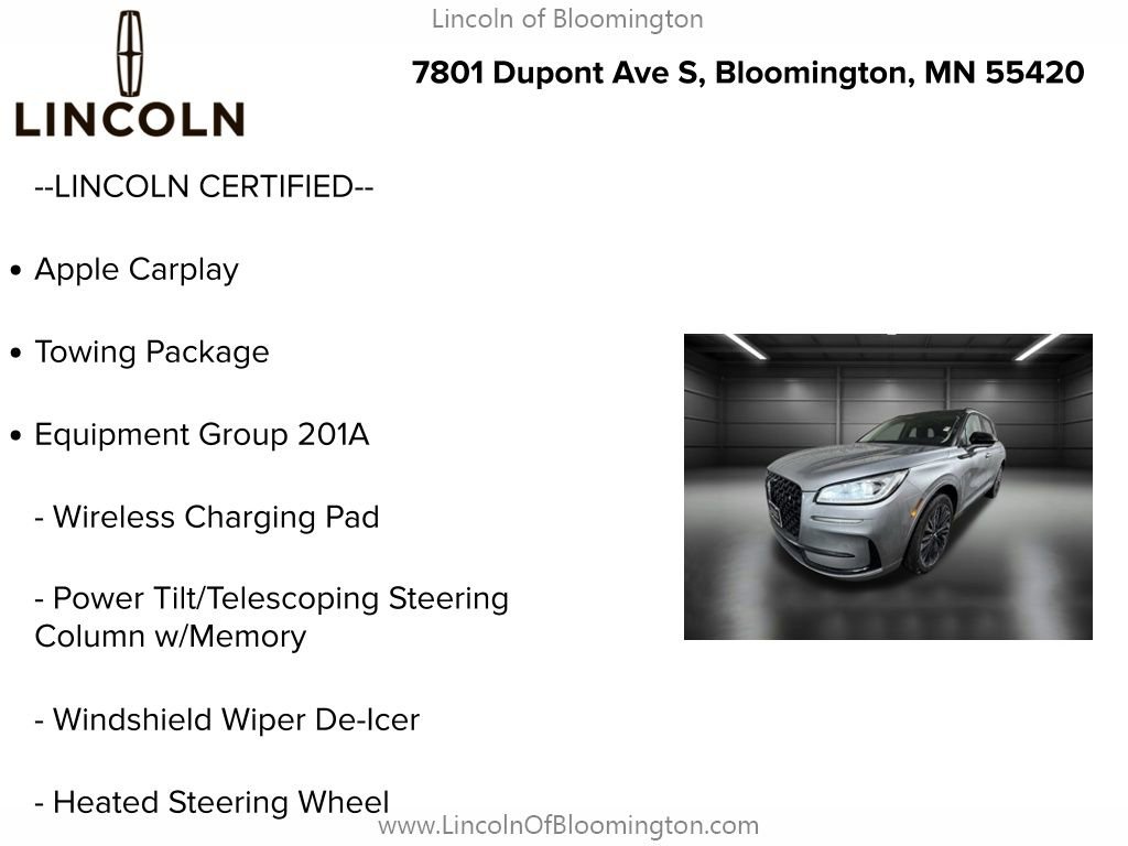 Certified 2023 Lincoln Corsair Reserve w/ Equipment Group 201A image 5