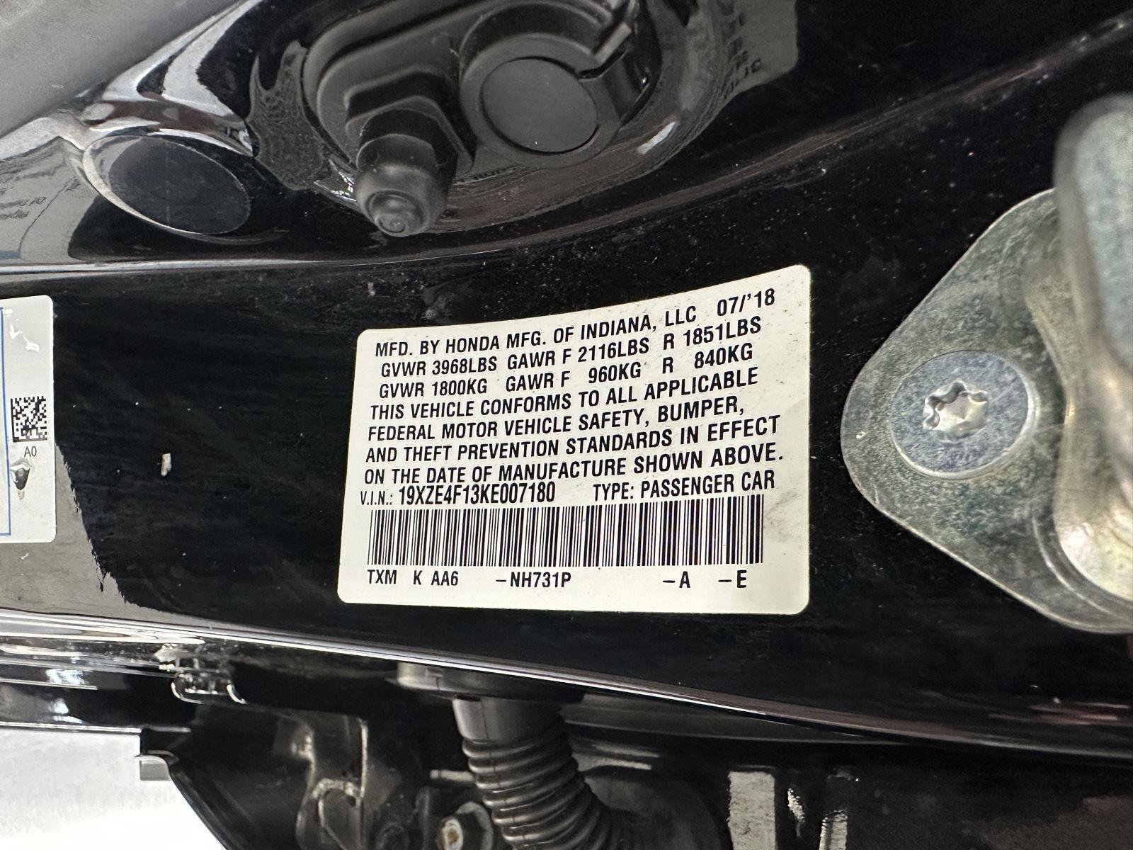 Used 2019 Honda Insight LX image 12