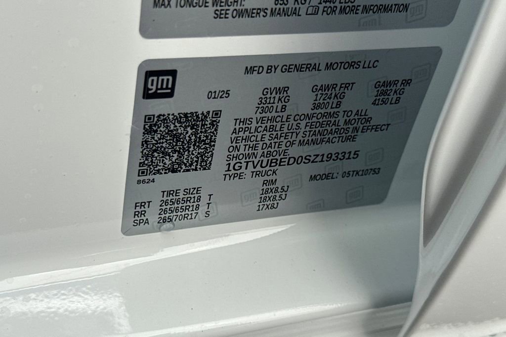 Used 2025 GMC Sierra 1500 SLE w/ Preferred Package AWD/4WD image 23