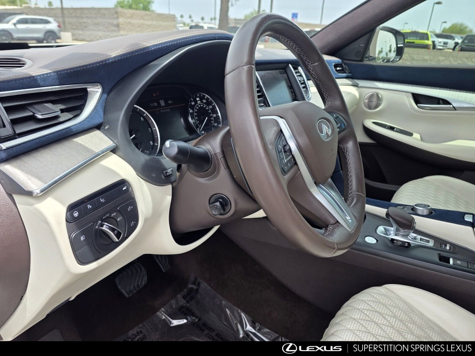 Used 2021 INFINITI QX50 Autograph w/ Premium White Leather Package FWD image 16