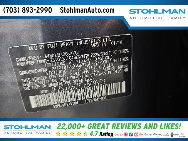 Used 2014 Subaru Forester 2.5i Limited w/ Popular Package #1 AWD/4WD image 38