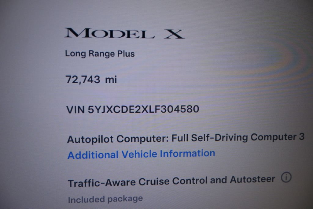 Used 2020 Tesla Model X Long Range AWD/4WD image 10