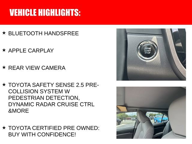 Certified 2023 Toyota Camry XLE w/ Navigation Package FWD image 9