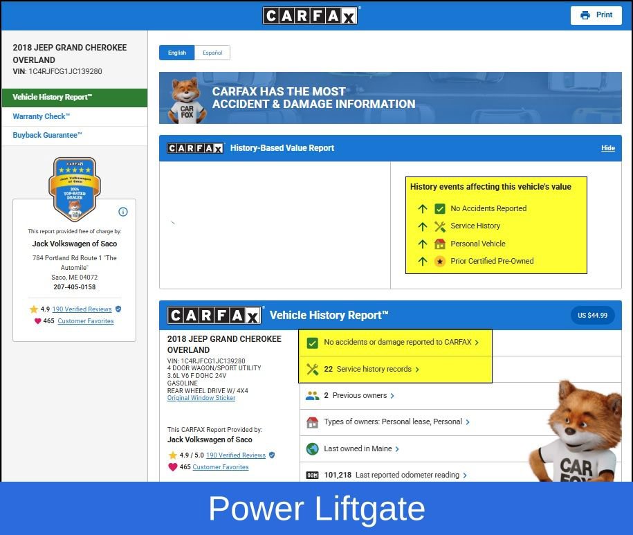 Used 2018 Jeep Grand Cherokee Overland image 13