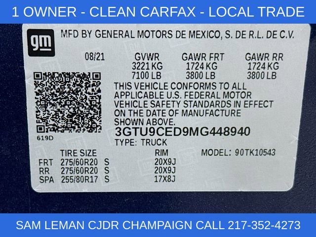 Used 2021 GMC Sierra 1500 Elevation w/ X31 Off-Road Package image 29