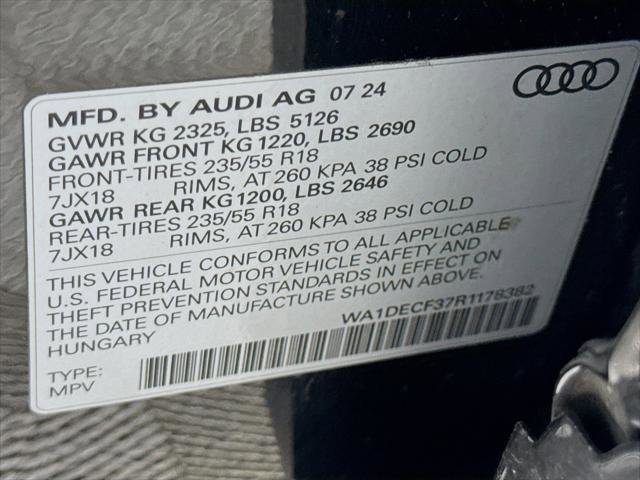Certified 2024 Audi Q3 2.0T Premium w/ Convenience Package AWD/4WD image 31