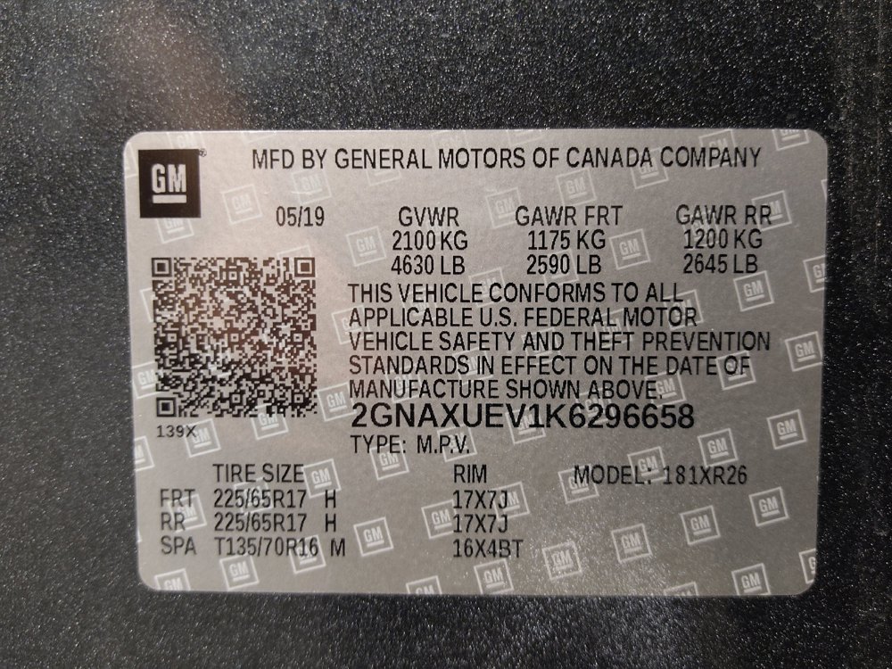 Used 2019 Chevrolet Equinox LT AWD/4WD image 33