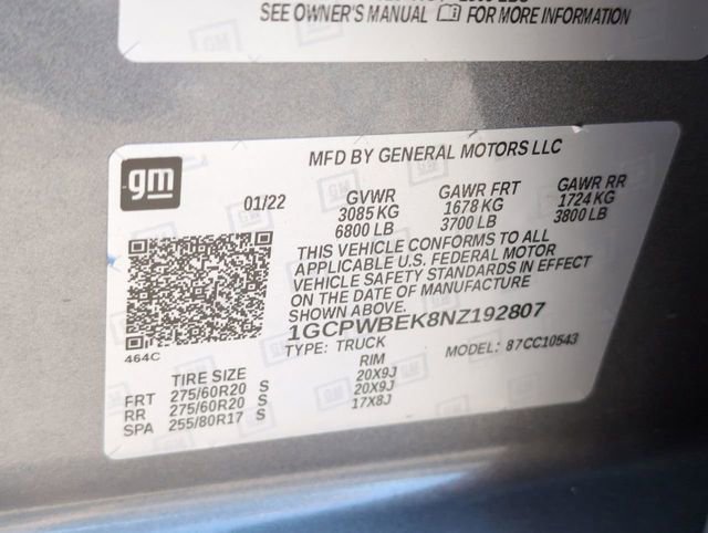 Certified 2022 Chevrolet Silverado 1500 Custom RWD image 31