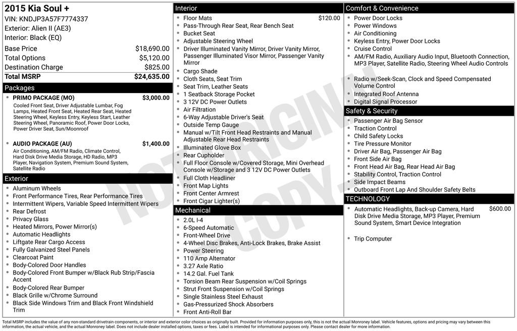 Used 2015 Kia Soul + w/ Primo Package FWD image 30