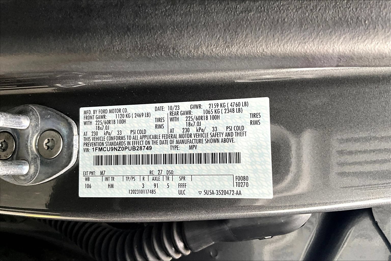 Used 2023 Ford Escape ST-Line Select AWD/4WD image 16