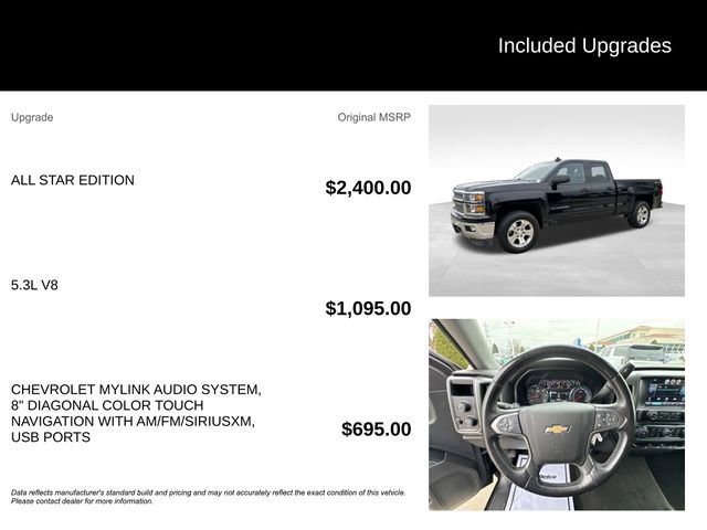 Used 2015 Chevrolet Silverado 1500 LT w/ All Star Edition image 5