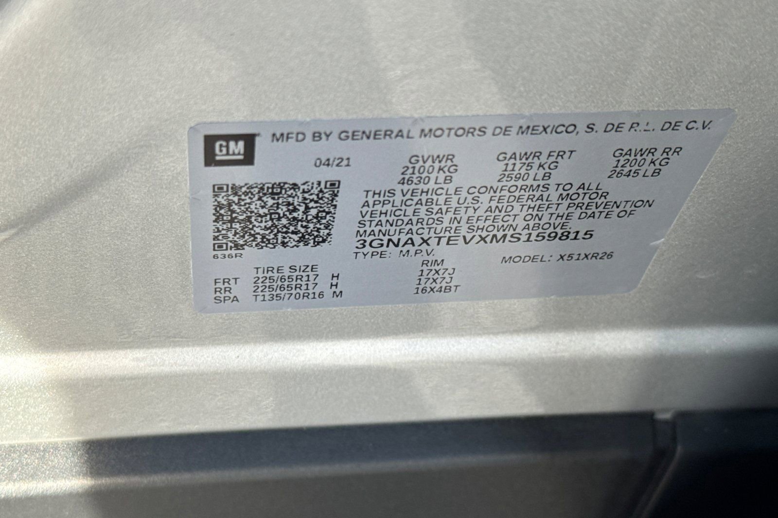 Certified 2021 Chevrolet Equinox LT w/ Driver Convenience Package image 33