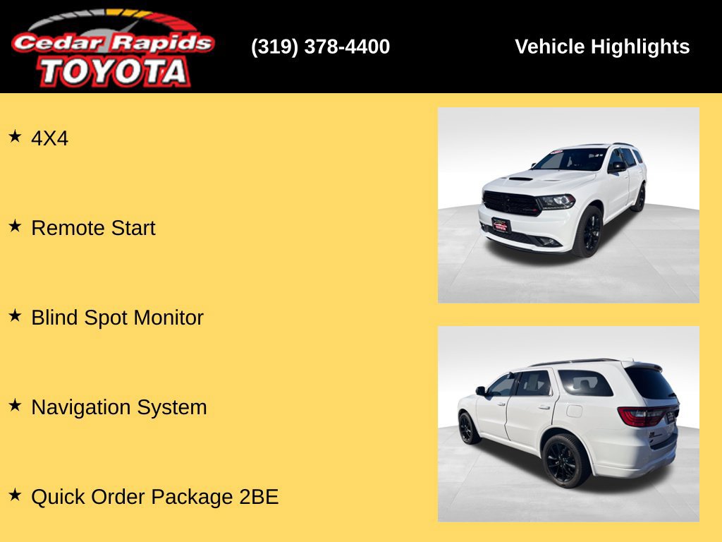 Used 2018 Dodge Durango GT w/ Premium Group AWD/4WD image 22