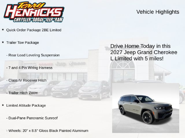 New 2027 Jeep Grand Cherokee L Limited AWD/4WD image 4