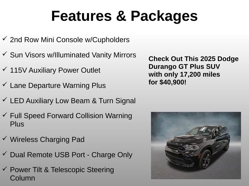Used 2025 Dodge Durango GT AWD/4WD image 17