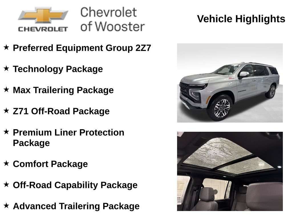 New 2026 Chevrolet Suburban Z71 w/ Z71 Off-Road Package AWD/4WD image 2