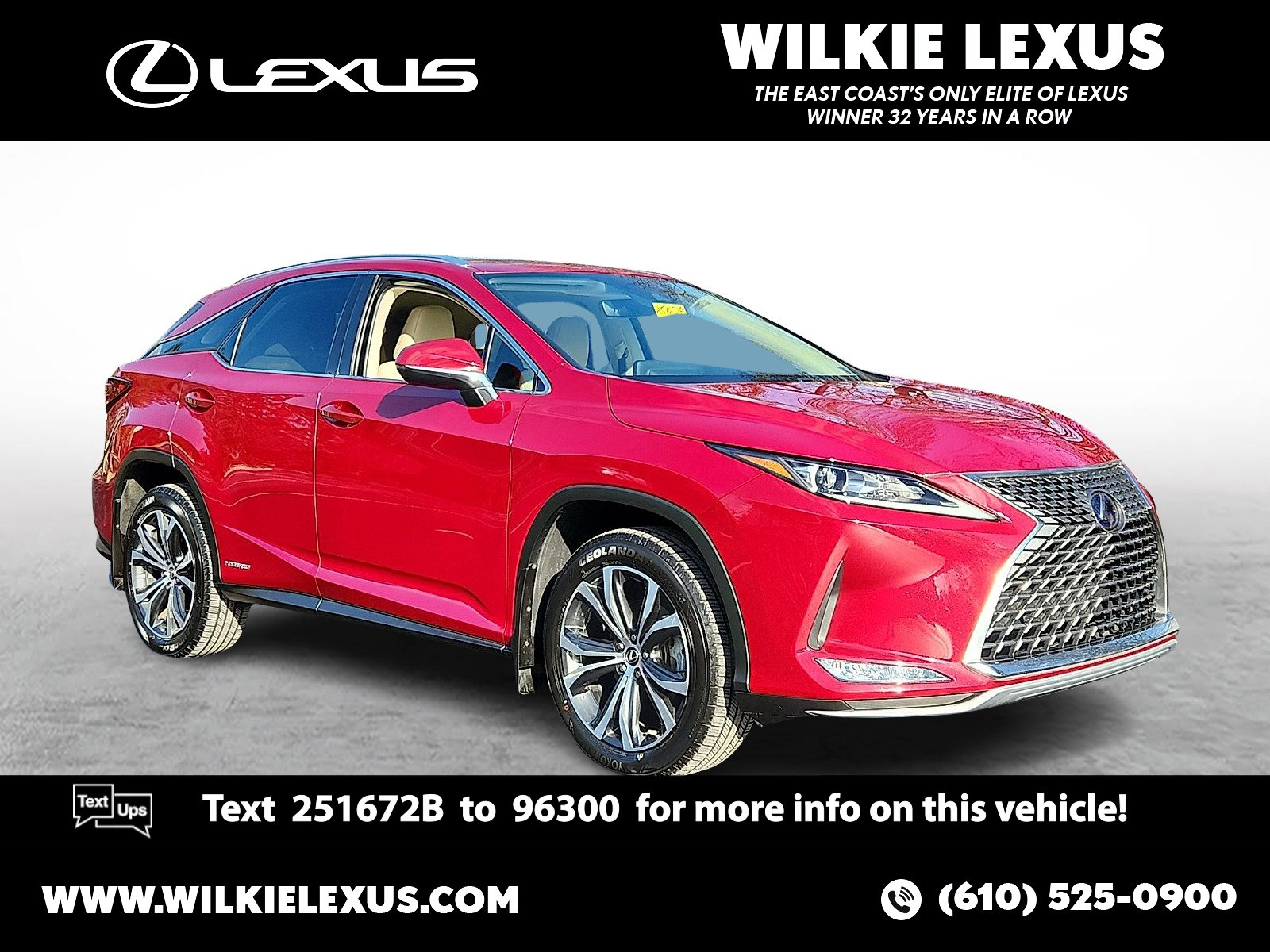 Certified 2022 Lexus RX 450h AWD w/ Premium Package