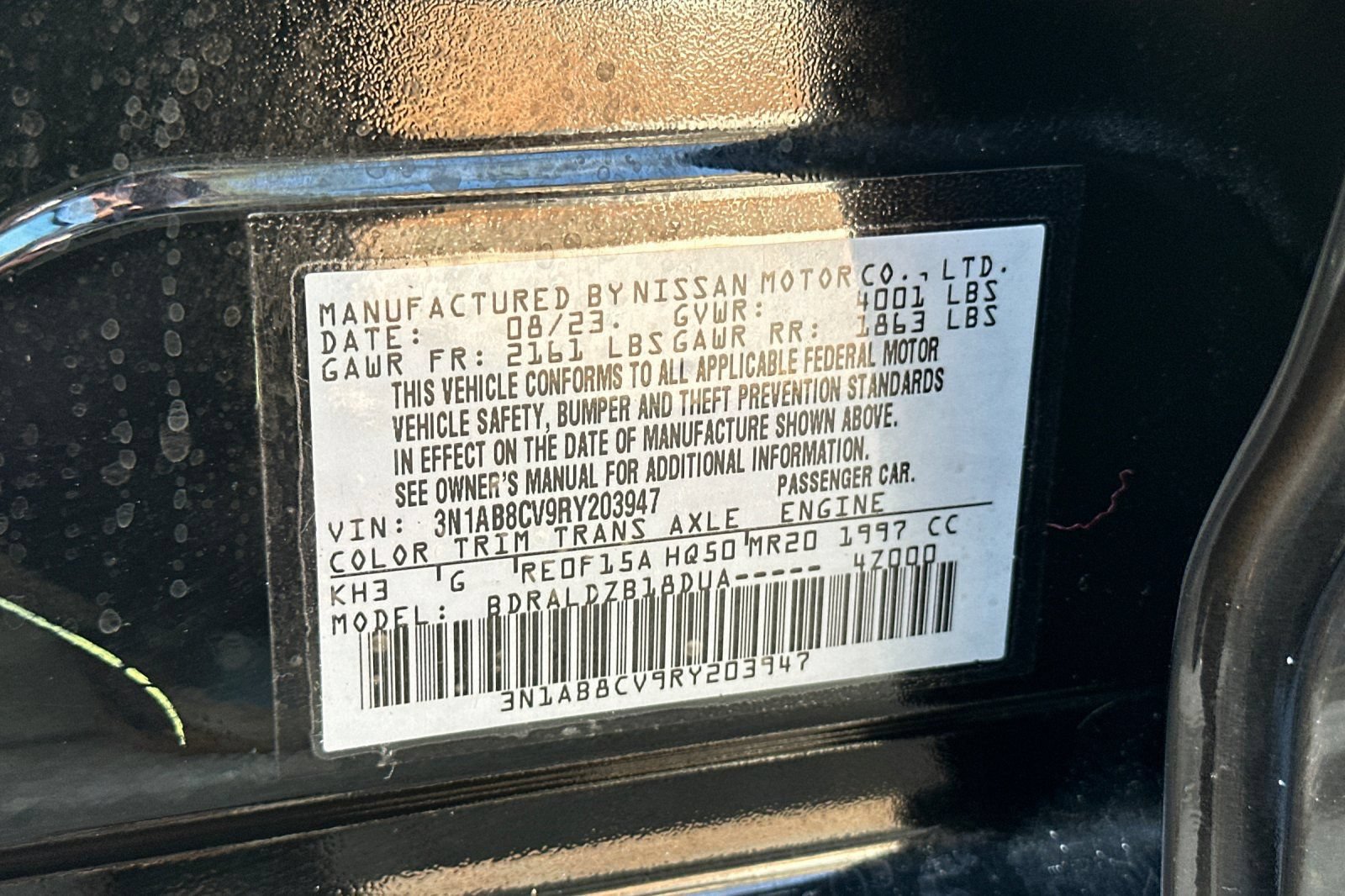 Used 2024 Nissan Sentra SV FWD image 27