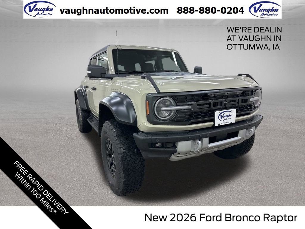 New 2026 Ford Bronco Raptor